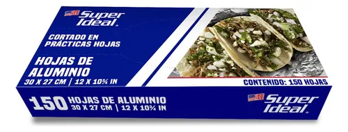 Super Ideal Aluminum Foil Sheets 150 sheets